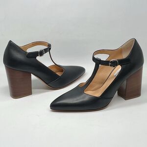 Gabriela Hearst Triana leather Mary Jane point-toe pumps size 36.5